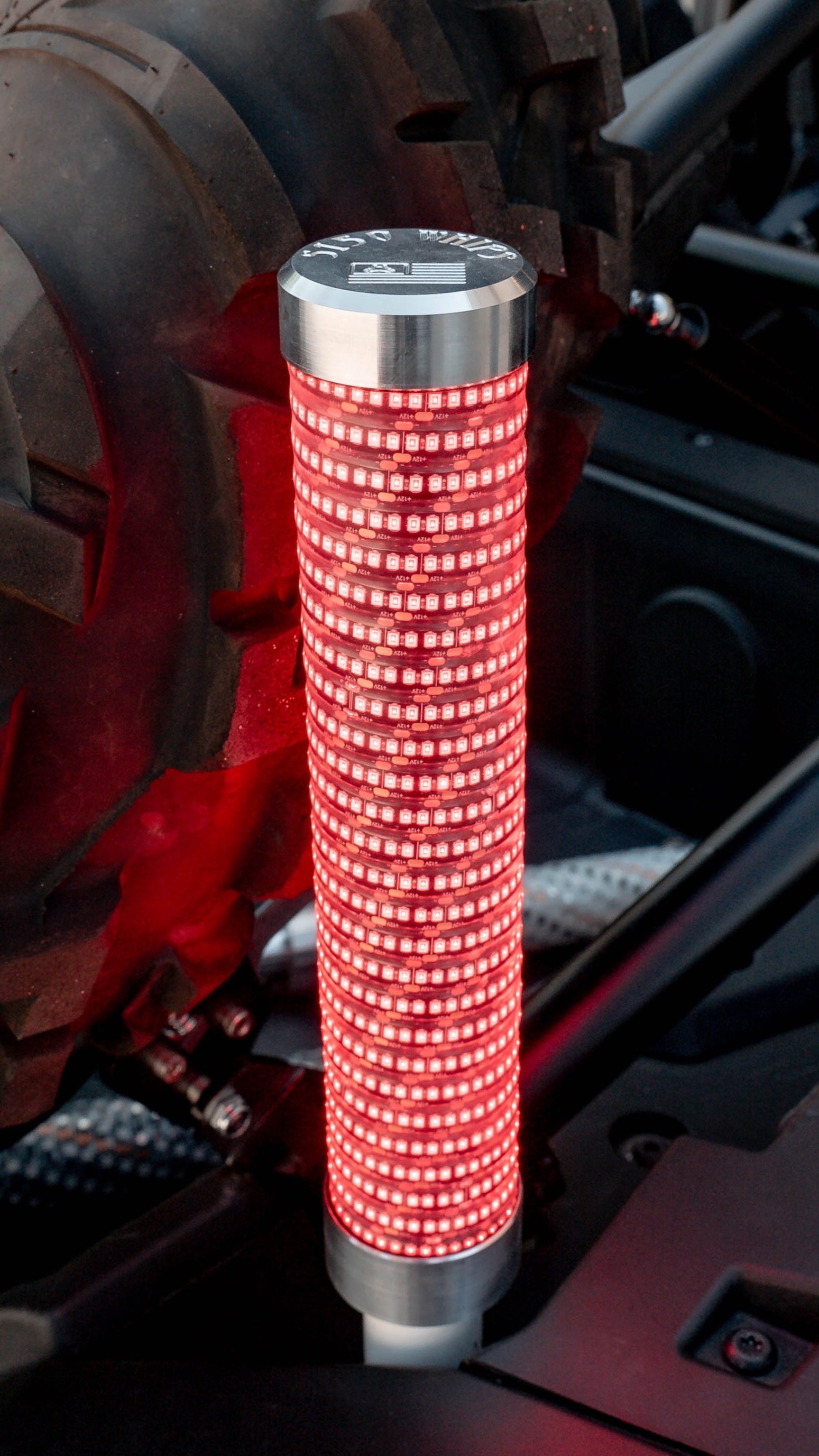 Hyper Color Nitestik LED Fat Whips – Pair