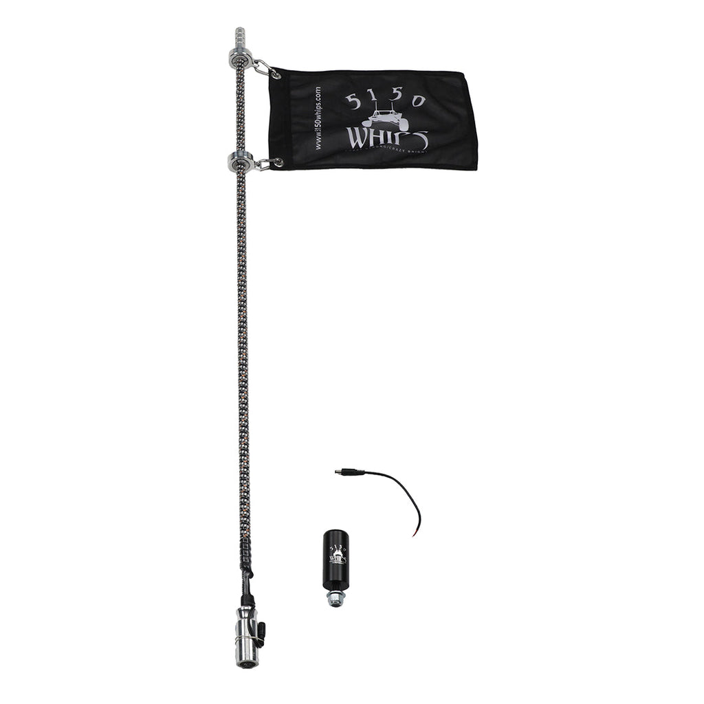 Hyper Color LED Whips – Platinum
