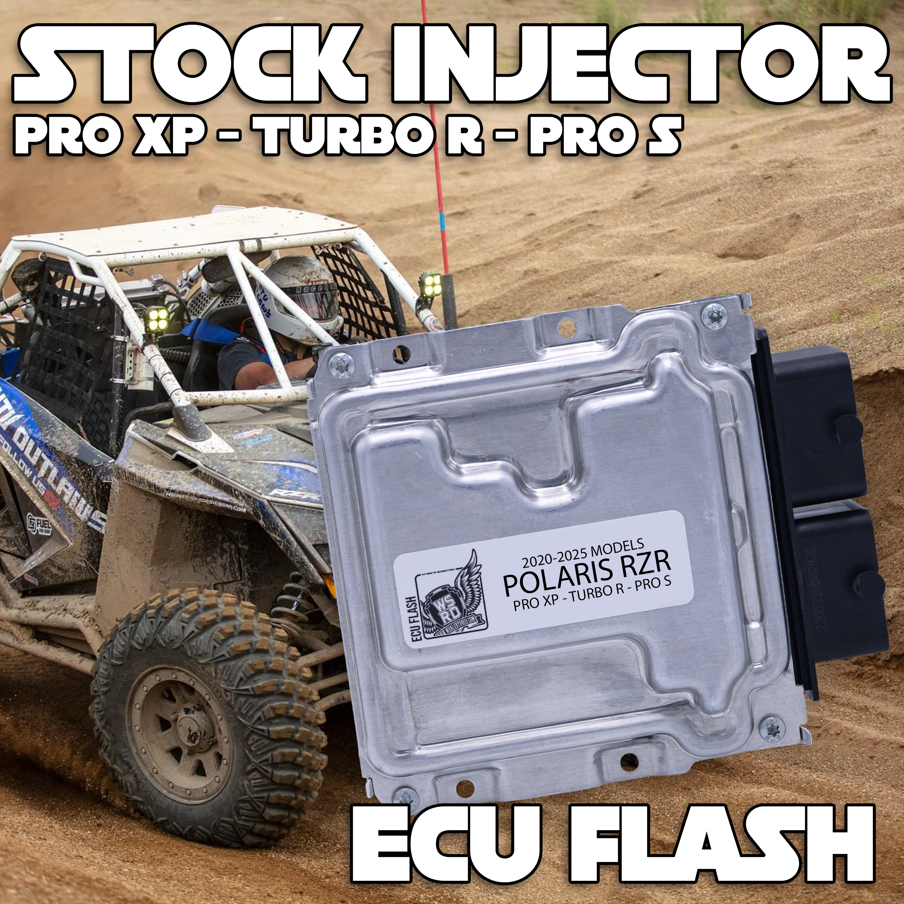 WSRD Stock Injector Stock ECU Flashes | 2020-2026 Polaris RZR Pro XP, Turbo R & Pro S